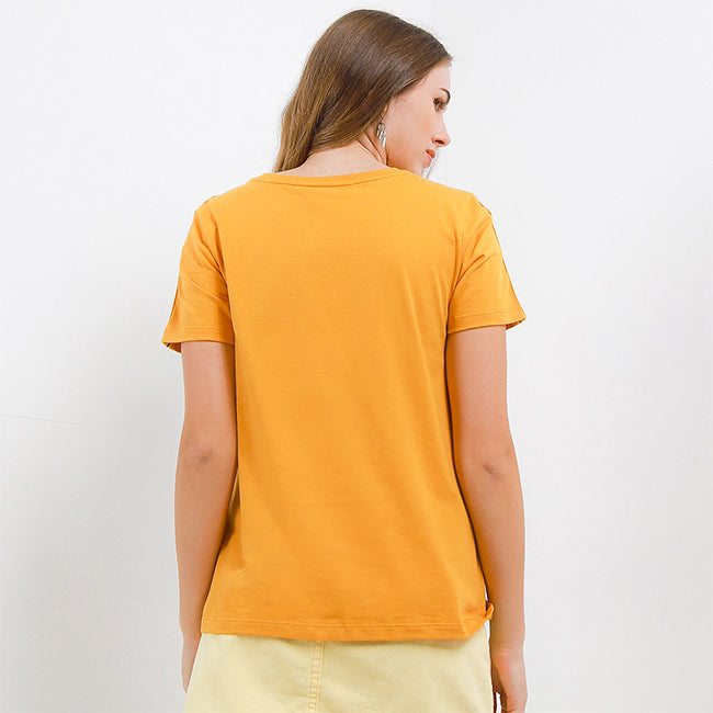 Hush Puppies Pakaian Wanita T Shirt Aissa In Mustard
