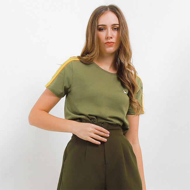 Hush Puppies Pakaian Wanita T Shirt Aissa In Olive