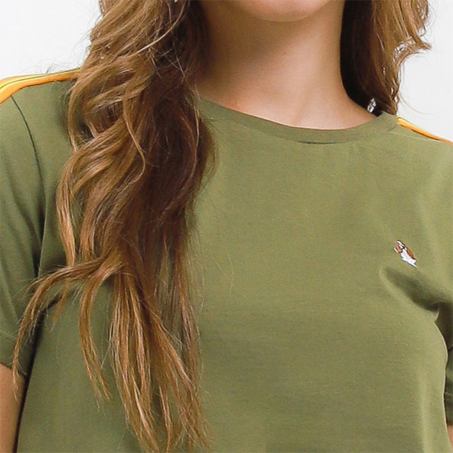 Hush Puppies Pakaian Wanita T Shirt Aissa In Olive