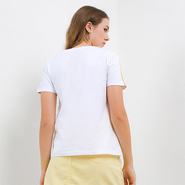 Hush Puppies Pakaian Wanita T Shirt Aissa In White