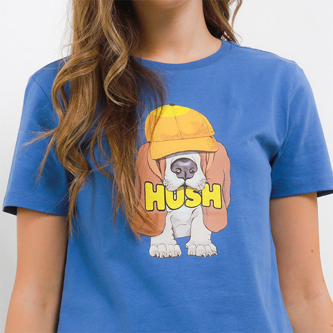 Hush Puppies Pakaian Wanita T Shirt Daidai In Blue