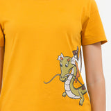 Hush Puppies Pakaian Wanita T-Shirt Biyu In Mustard