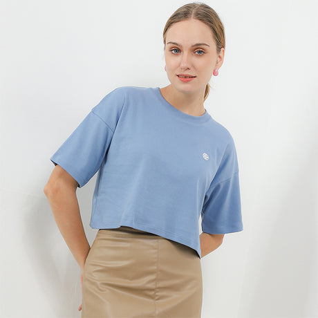 Hush Puppies Pakaian Wanita T Shirt Dienstag In Blue