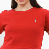 Hush Puppies Apparels Wanita T Shirt Forma In Red