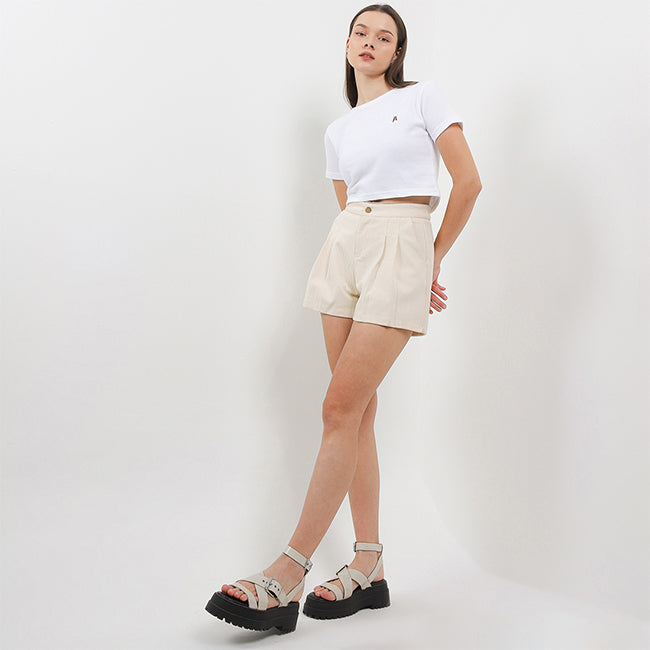 Hush Puppies Apparels Wanita T Shirt Forma In White