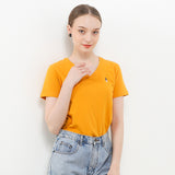 Hush Puppies Pakaian Wanita T Shirt Bsc Vierra V In Yellow