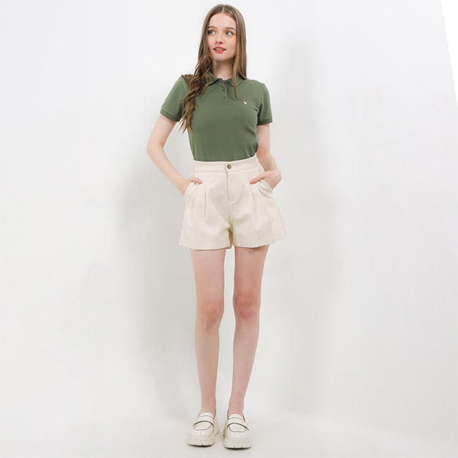 Hush Puppies Pakaian Wanita Ardith 5 Polo In Olive