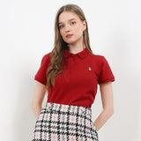 Hush Puppies Pakaian Wanita Ardith 5 Polo In Red