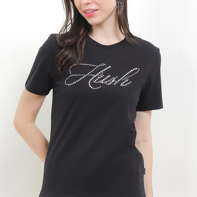 Hush Puppies Pakaian Wanita T Shirt Bl Blinka In Black
