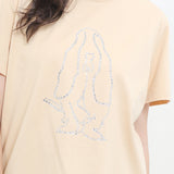 Hush Puppies Pakaian Wanita T Shirt Bl Brilyante In Beige