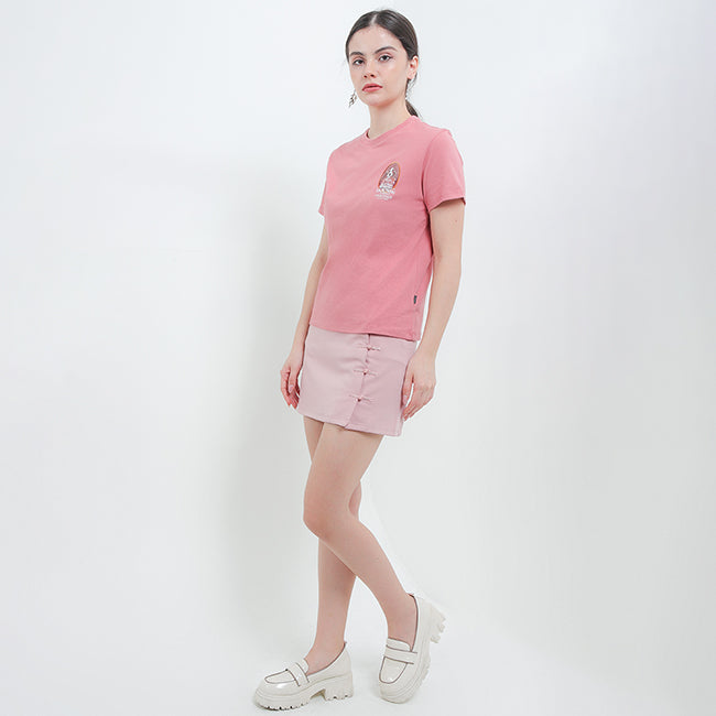 Hush Puppies Pakaian Wanita T Shirt Hh Bastia In Pink