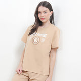 Hush Puppies Pakaian Wanita Shirt Camperly In Khaki