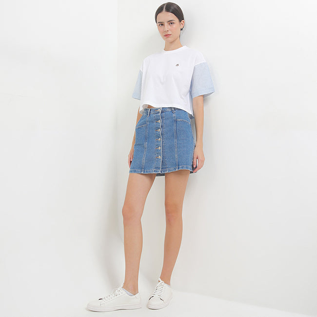 Hush Puppies Pakaian Wanita T Shirt Tesia In White