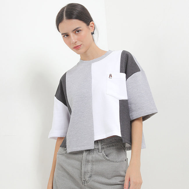Hush Puppies Pakaian Wanita T shirt Tatami In Grey