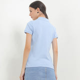 Hush Puppies Pakaian Wanita Viela Polo In Blue