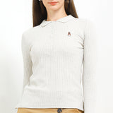 Hush Puppies Pakaian Wanita Lovelyn Polo In Off White