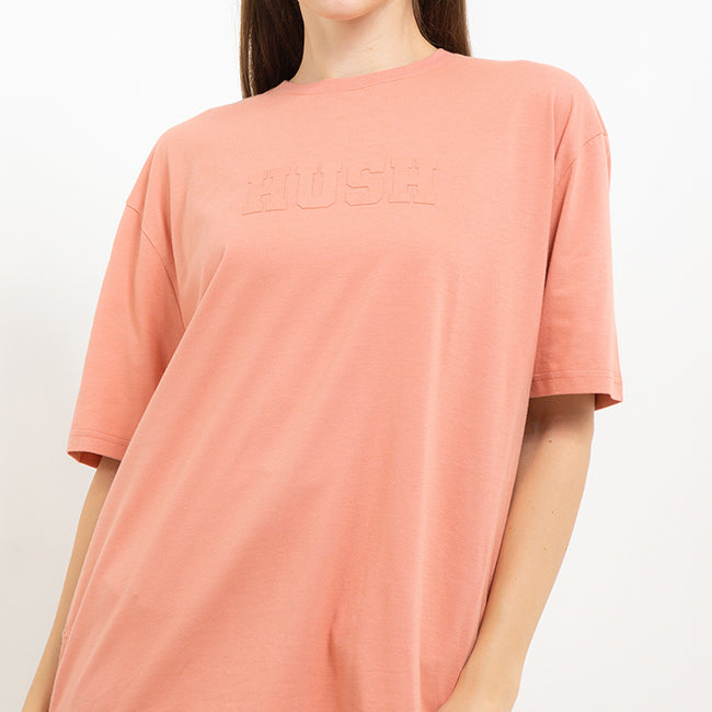 Hush Puppies Pakaian Wanita T Shirt Bsc Joaquin In Dusty Pink