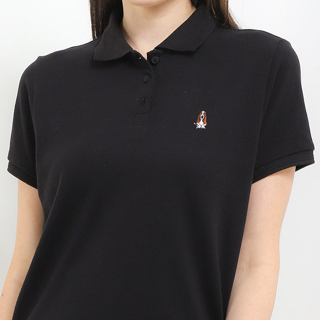 Hush Puppies Pakaian Wanita Bsc Farrona Polo In Black