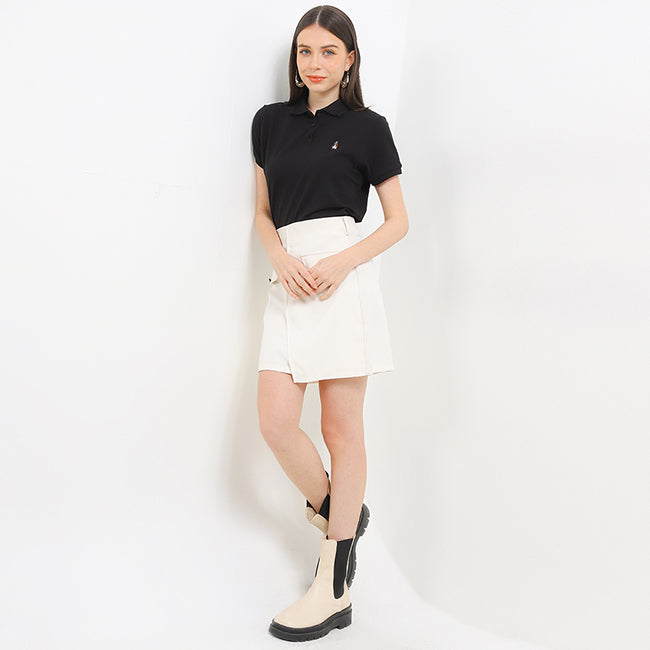 Hush Puppies Pakaian Wanita Bsc Farrona Polo In Black