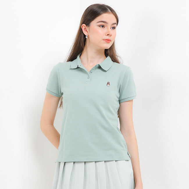 Hush Puppies Pakaian Wanita Bsc Ardyne Polo In Sage