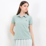 Hush Puppies Pakaian Wanita Bsc Ardyne Polo In Sage