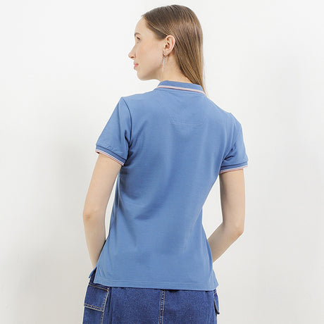 Hush Puppies Pakaian Wanita Cordella Polo In Blue