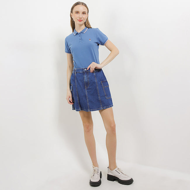 Hush Puppies Pakaian Wanita Cordella Polo In Blue
