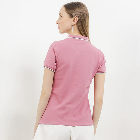 Hush Puppies Pakaian Wanita Cordella Polo In Dusty Pink