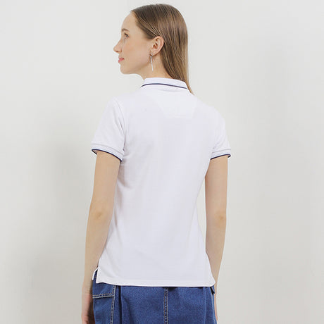 Hush Puppies Pakaian Wanita Cordella Polo In White