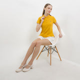 Hush Puppies Pakaian Wanita Cordella Polo In Yellow