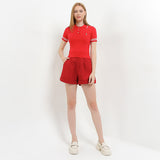 Felicia Polo In Red