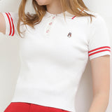 Felicia Polo In White