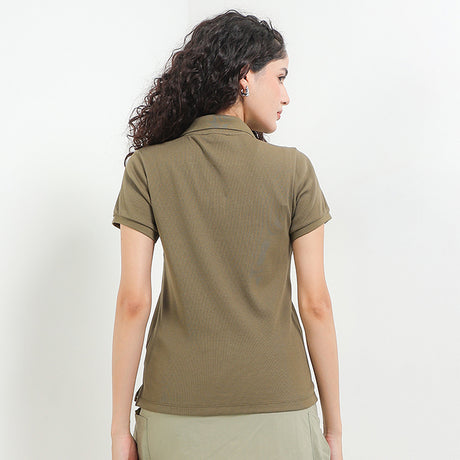 Ferainy Polo In Olive
