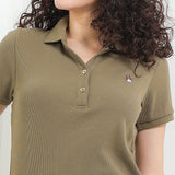 Ferainy Polo In Olive