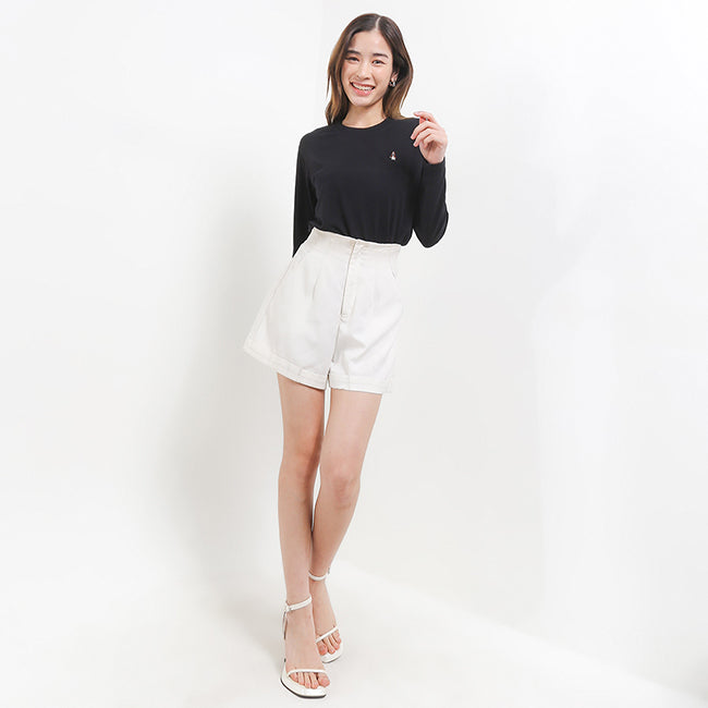 Hush Puppies Pakaian Wanita T Shirt Bsc Cember In Black