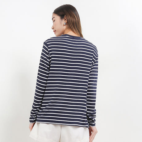 Hush Puppies Pakaian Wanita T Shirt Bsc Cember In Navy