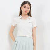 Hush Puppies Pakaian Wanita Bsc Hotty Polo In Off White