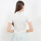 Hush Puppies Pakaian Wanita Bsc Hotty Polo In Off White
