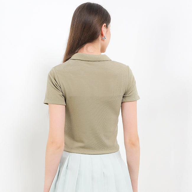 Hush Puppies Pakaian Wanita Bsc Hotty Polo In Sage