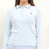 Polyn Ls Polo In Light Blue