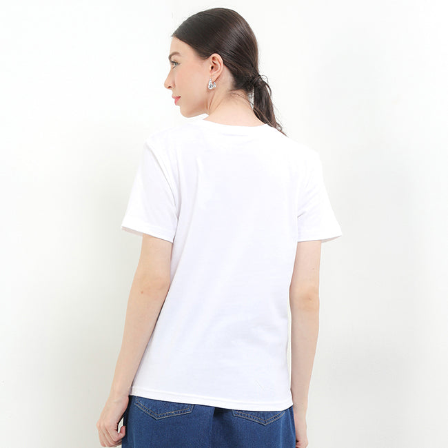 Hush Puppies Women T-Shirt Priska In White