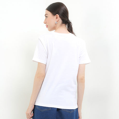 Hush Puppies Women T-Shirt Priska In White