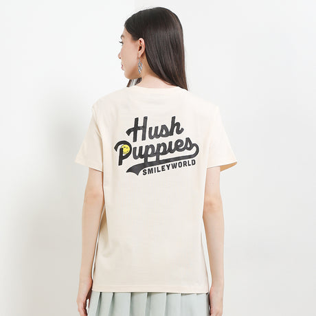 Hush Puppies Women Hp Smile X Smileyworld Tee In Cream