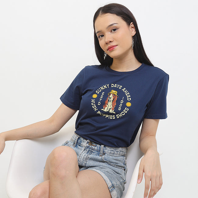 Hush Puppies Women Tops Bombox In Navy