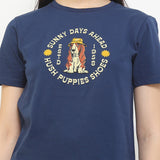 Hush Puppies Women Tops Bombox In Navy