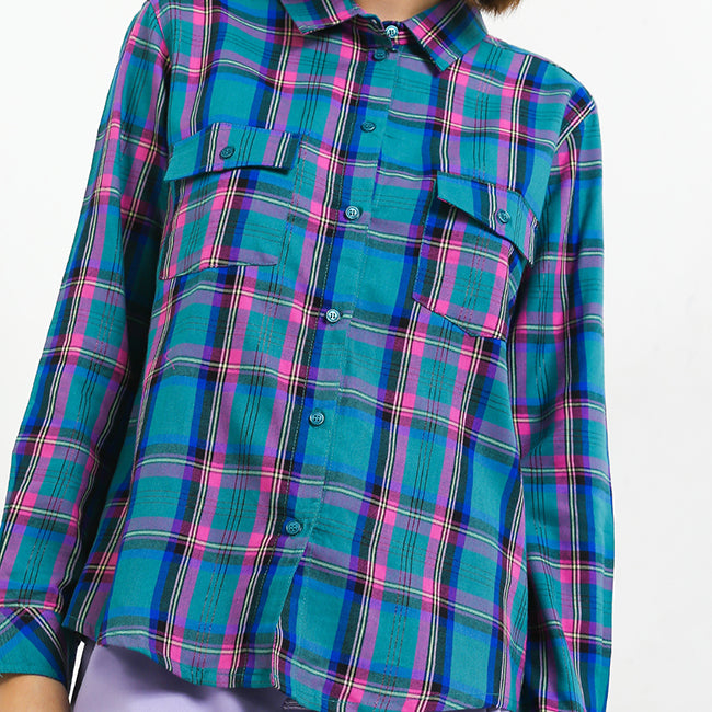 Hush Puppies Pakaian Kemeja Wanita Chantria In Green