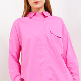 Hush Puppies Pakaian Kemeja Wanita Thais In Pink