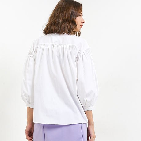 Hush Puppies Pakaian Kemeja Wanita Dc Palvin In White