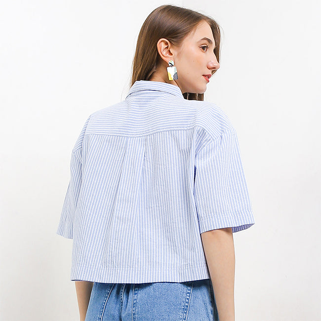 Hush Puppies Pakaian Kemeja Wanita Dc Larisa In Blue