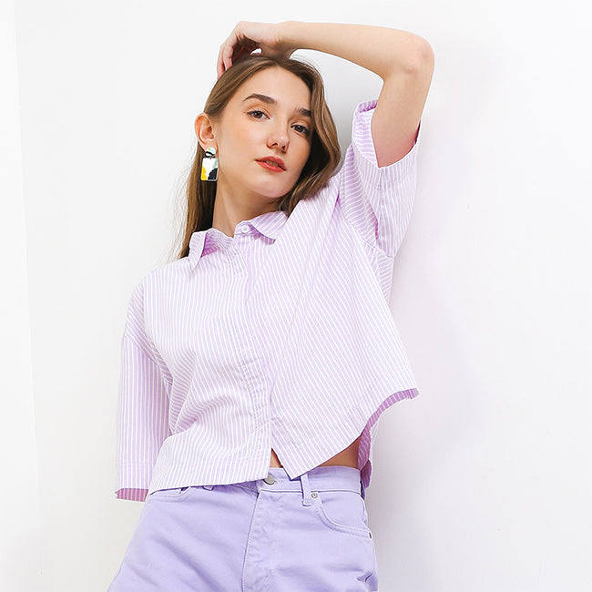 Hush Puppies Pakaian Kemeja Wanita Dc Larisa In Lilac